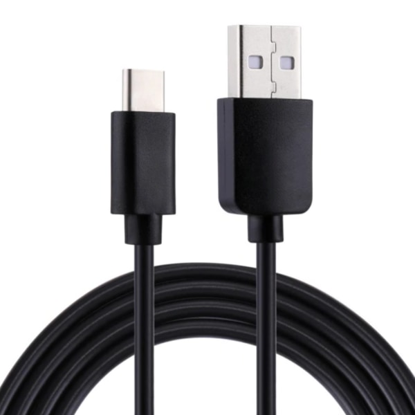 Snabbladdning Extra Lång USB-C kabel / Laddare 1-Pack Svart