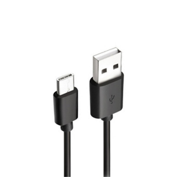 USB-C Quick Charge Snabbladdare Kabel 1M Svart 3-Pack