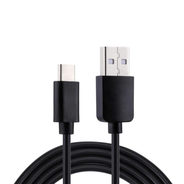 USB-C Quick Charge Snabbladdare Kabel 1M Svart 2-Pack