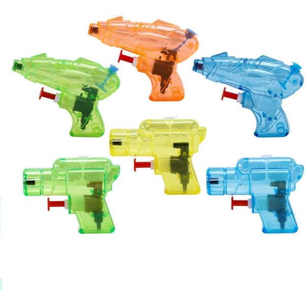6-Pack Mini Vattenpistoler för Barn Default Title