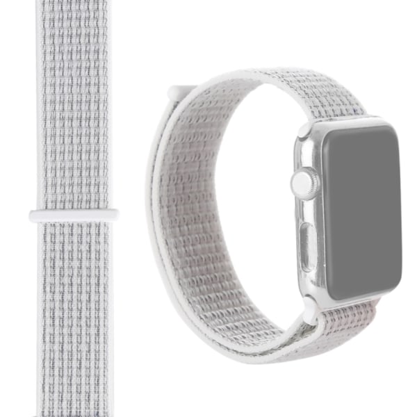 Apple Watch 42mm / 44mm Nylonarmband Silver 3-Pack