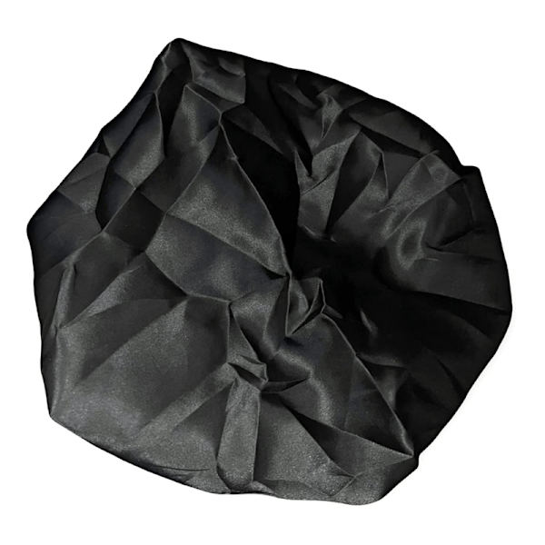 Sovmössa / Satin Bonnet - Skydda ditt hår - One Size Svart Default Title