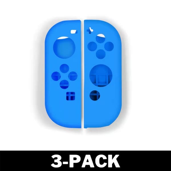 Silikonskydd kompatibla med Nintendo Switch Blå 2-Pack