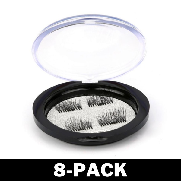 Exklusiva Magnetiska Lösögonfransar 3D Eyelashes 8-Pack