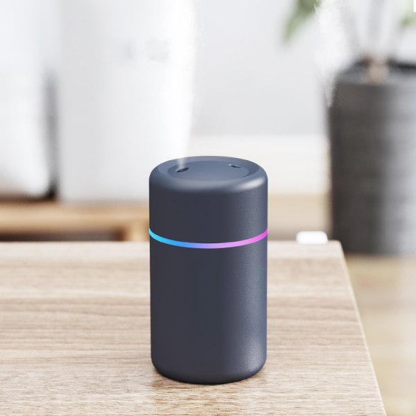 Luftfuktare + Stjärnprojektor 2 in 1 Galaxy Humidifier Marinblå