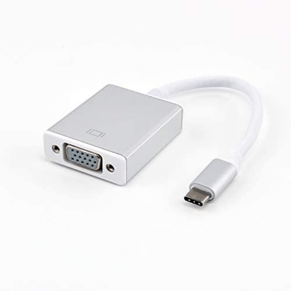 Snabb USB-C till VGA Adapter - Spegla till Bildskärm 1-Pack