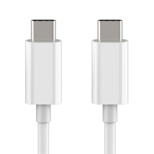 USB-C till USB-C Laddkabel 2 Meter Vit 1-Pack