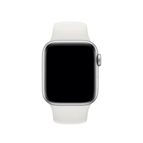 Silikonarmband till Apple Watch 38/40/41 mm Vit S