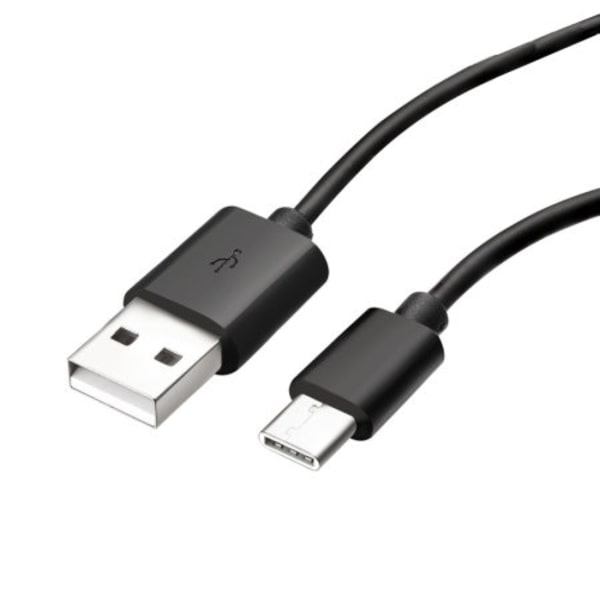 Snabbladdning Extra Lång USB-C kabel / Laddare 1-Pack Svart