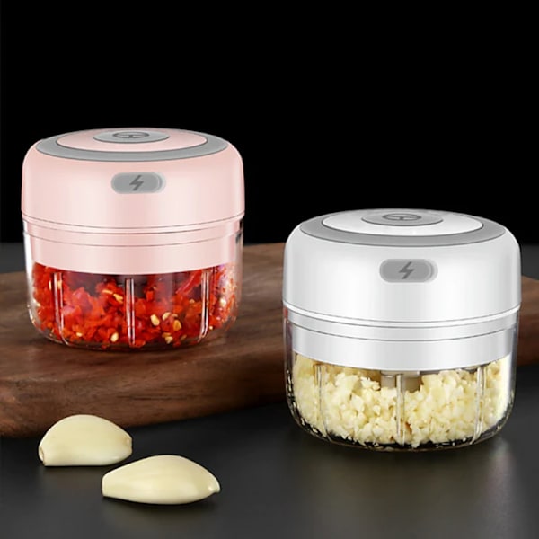 Elektrisk Mini Dicer Perfekt i Köket - 100 ml Rosa 1-Pack