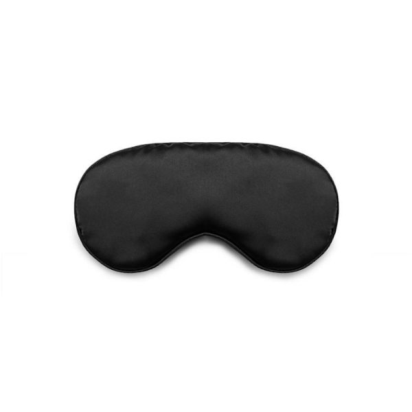 Lyxig Sovmask i Silke - Svart Default Title