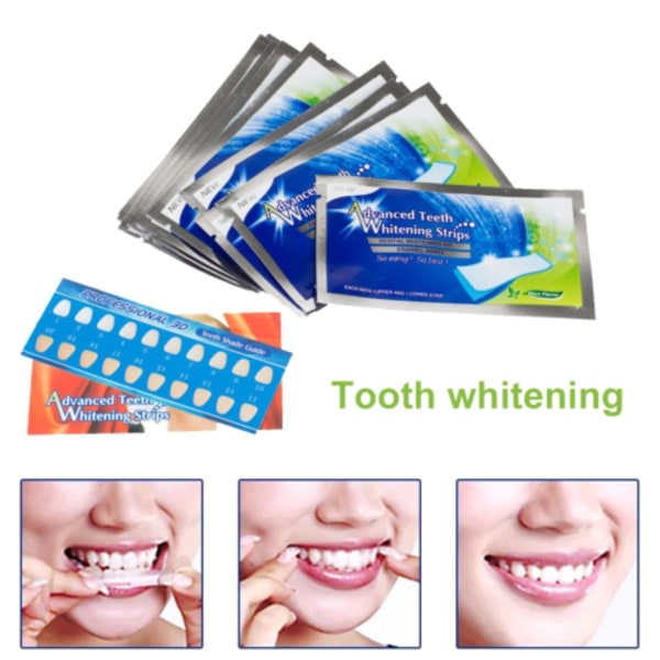 Tandblekning Hemma Dental 360 Strips Enkel Tandblekning 20 Pack