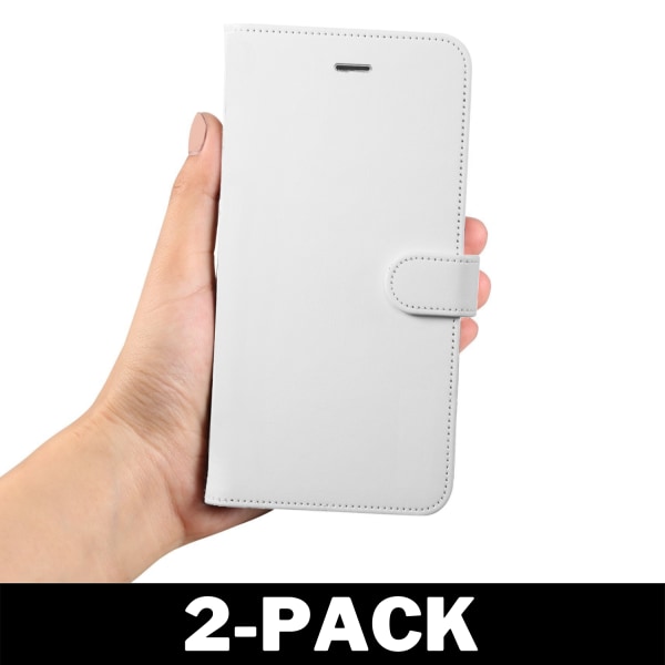 Plånboksfodral iPhone 6/6s Plus Vit 2-Pack