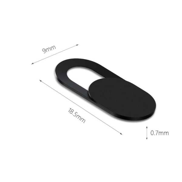 Skydd till Webbkamera Svart 2-Pack