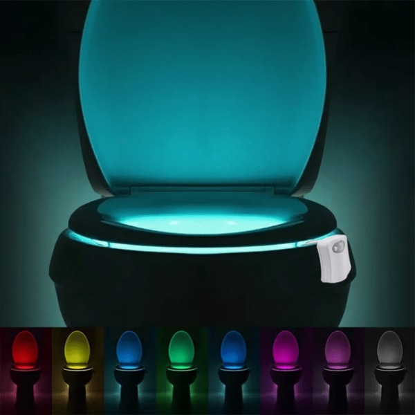 RGB Lampa för Toalett med Rörelsesensor 1-Pack
