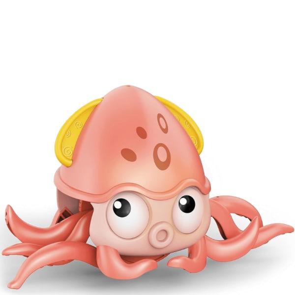 Galen Bläckfisk som Vandrar - Crazy Walking Octopus Rosa