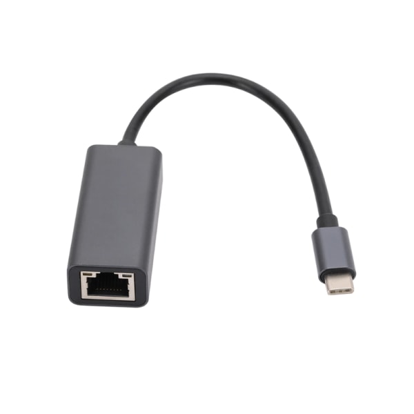USB-C till Ethernet Adapter - 100 Mbps Svart