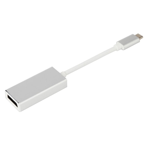 Snabb USB-C till DP Adapter Silver 1-Pack