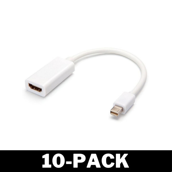 Macbook Displayport Thunderbolt till HDMI-Adapter 10-Pack