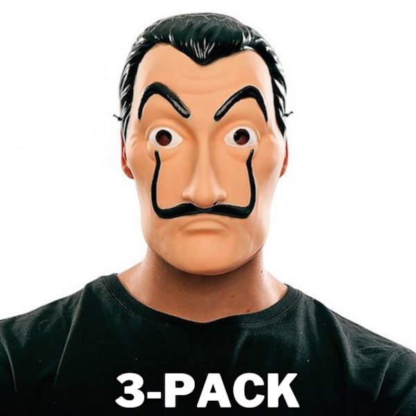 La Casa De Papel Mask Halloween 3-Pack