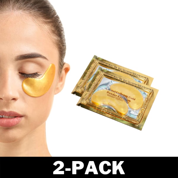 Ögonmask Crystal Collagen 24K Guld 2-Pack
