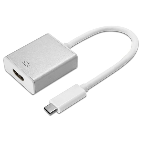 USB-C till HDMI Adapter - Enkel Överföring - Silver