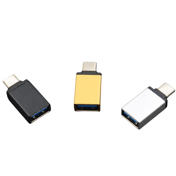 Högkvalitativ USB till USB-C Adapter - Metallic Rosa