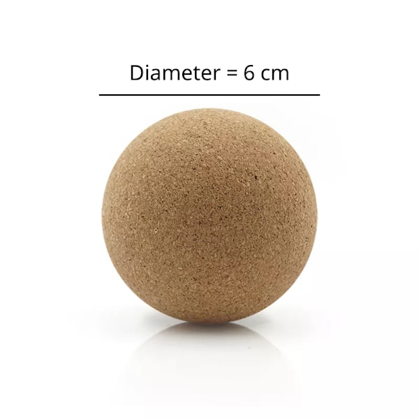 Massageboll i Kork - Enkel Triggerpoint Massage 2-Pack