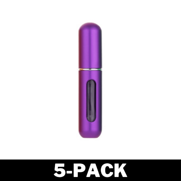 Refill Parfym Flaska Återfyllbar - Lila 5-Pack