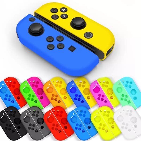 Silikonskydd kompatibla med Nintendo Switch Blå 2-Pack
