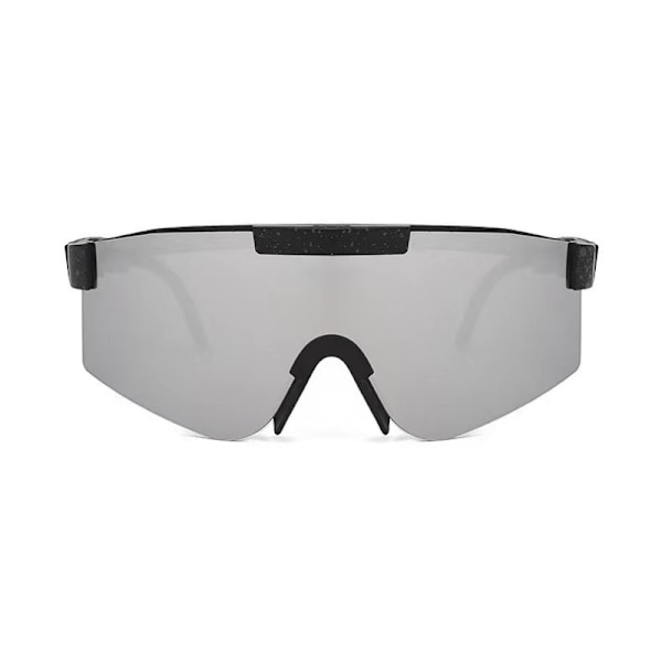 Polariserade Sportsolglasögon Unisex Silver / Svart 1-Pack