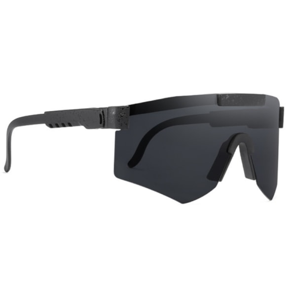 Polariserade Sportsolglasögon Unisex Mattsvarta 1-Pack