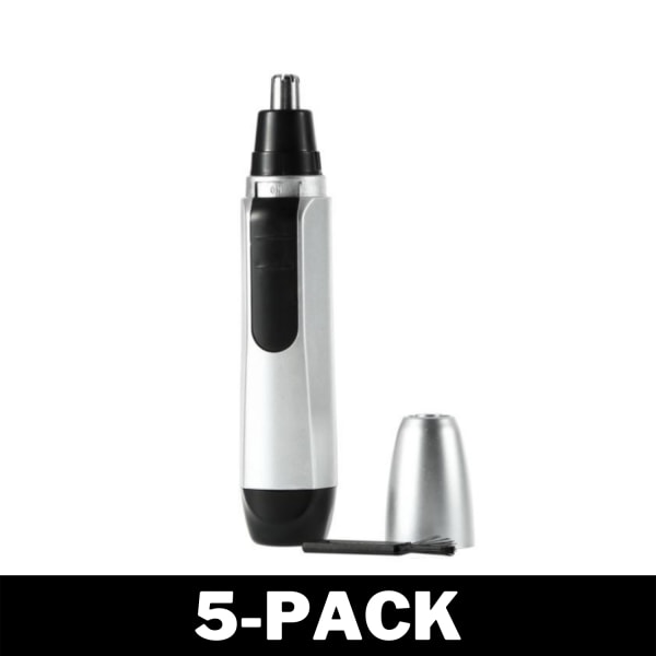 Smidig och Effektiv Näshårstrimmer Silver/Svart 5-Pack