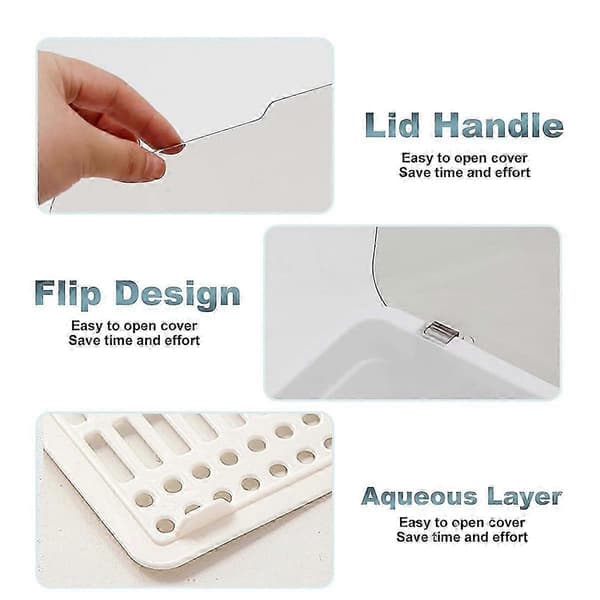 [RM]Besticklåda med lock, redskapsförvaring med lock, besticklåda i plast, besticklåda organizer Utens jn