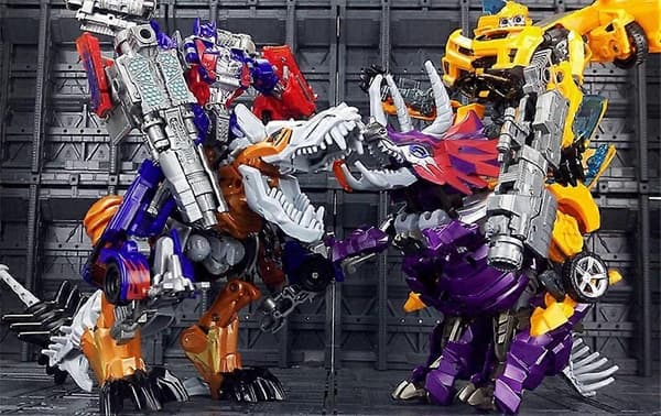 Optimus Prime Sun Rain Transformers Age of Extinction Bil Robot Bil King Kong Figur