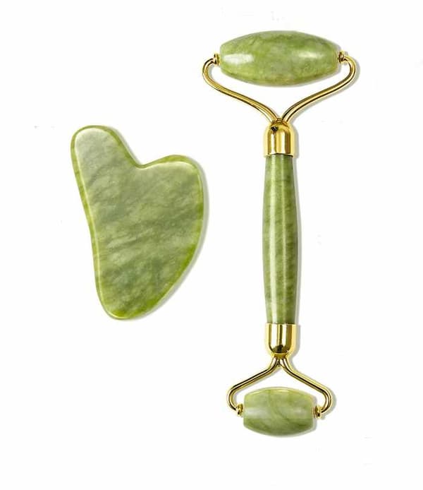 Gua Sha Massage Kit Stor Avanceret - Grøn Grön 160
