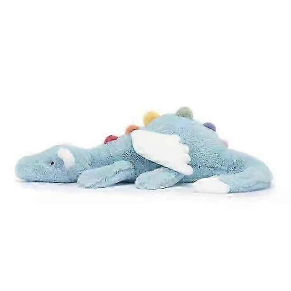 [LCS]Sky Rainbow Dragon Blue Doll 50CM sängynukke pehmolelut syntymäpäivälahja pehmolelut
