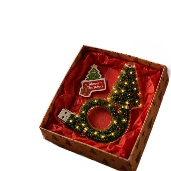 Julgran projektorlampa USB trädprojektor