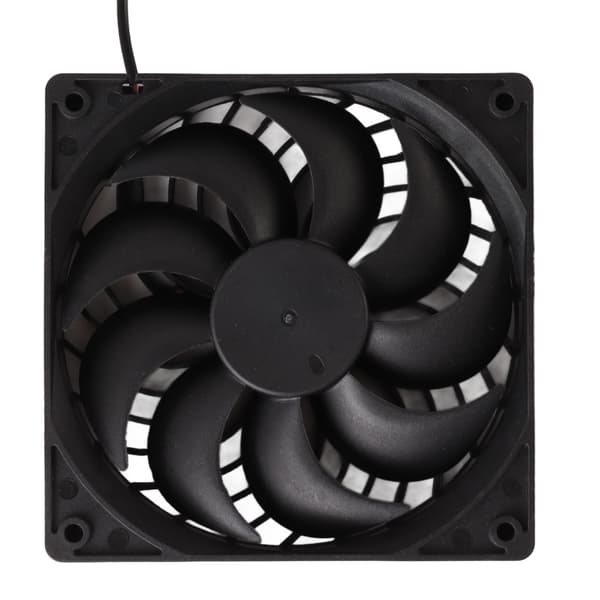 【14y】Drivhusventilationssæt, solcelledrevet ventilator med forlænget levetid og 20 % effektiv monokrystallinsk solcelle til dobbelt ventilator design (10W)