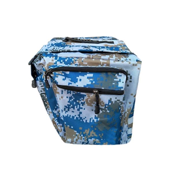 Blå Cykelväska 60x30x30cm Polyesterfiber 1-pack för utomhusaktiviteter