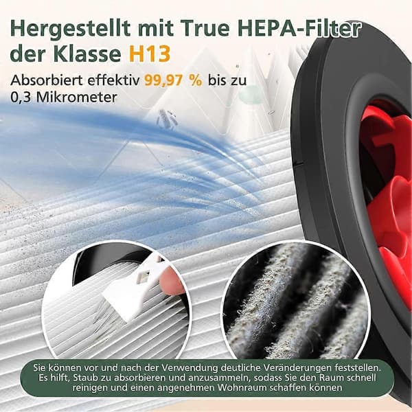Erstatningsfilter til Bosch Unlimited Gen2 Serie 8 Støvsuger, HEPA-filter til Bosch Støvsuger 12036642