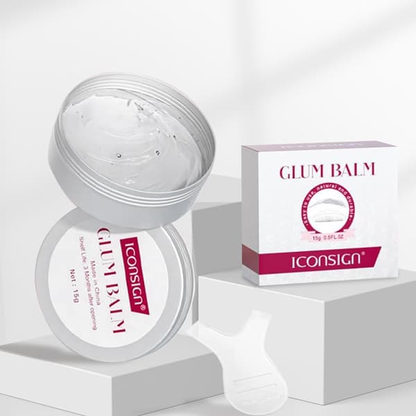 ICONSIGN Lash Glue Balm för franslyft Quick Fix Form Ögonfransar Brynfransar Lyft Vattentätt Vax Skönhetsmakeupverktyg 1