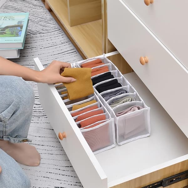 Vikbar lådorganisatör - 2 st underklädesförvaring, klädlåda