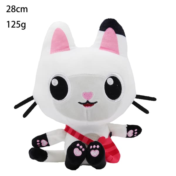 Gabbys dockhus, mjuka leksaker från tecknad serie för tidig utbildning. Backpack Cat