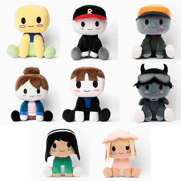 Blox Buddies Plyschleksaker Rosa Hatt Tjej