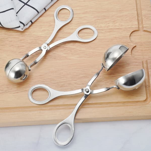 3,5 CM Kök Förvaring Tillbehör Set med 2 Non-Stick Köttbullstänger