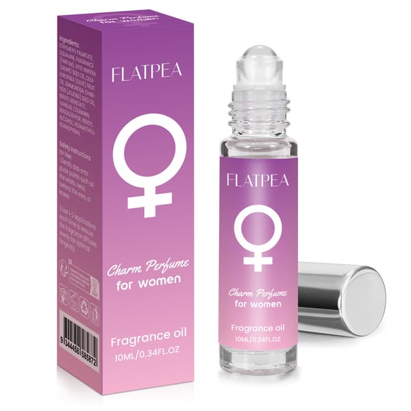 Feromon roll-on parfumeolie til kvinder, vanilje gourmand duft, langvarig duft, alkoholfri.