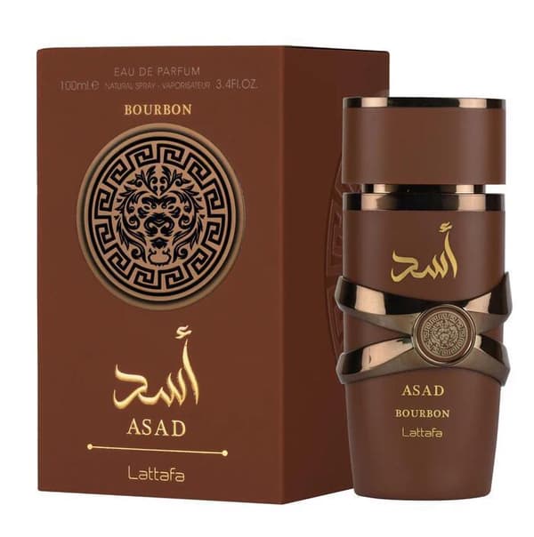 Lattafa Asad Bourbon Parfymespray for menn og kvinner 100ml