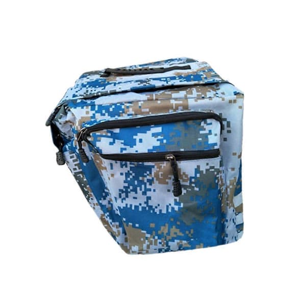 Sininen pyörälaukku 60x30x30cm polyesterikuitua 1 kpl ulkoiluun
