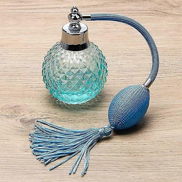 Krystal Kunst Vintage Stil Genopfyldelig Parfume Diffuser Lang Sprayflaske 100ml